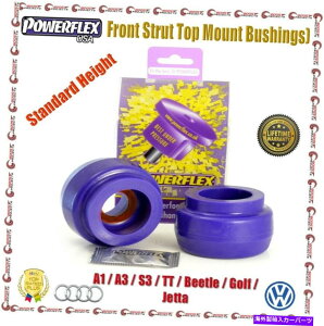 Strut Mount p[tbNXE^tgXgbggbv}EgubVOVWAEfBA3 S3 TTWFb^St Powerflex Urethane Front Strut Top Mount Bushing For VW Audi A3 S3 TT Jetta Golf