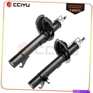 Strut Mount 2000�N����2005�N�̃t�H�[�h�t�H�[�J�X�̃t�����g�X�g���b�g�V���b�N�A�u�\�[�o�[�̍��ƉE�y�A2 Left and Right Pair 2 of Front Struts Shock Absorbers for 2000-2005 Ford Focus�y���s�A���i�z