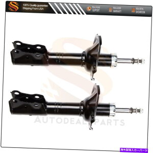 Strut Mount �t�����g�y�A���E�X�g���b�g�V���b�N�J�[�g���b�W�L�b�g2000�N����2005�N�̃g���^�G�R�[ Front Pair Left Right Struts Shocks Cartridge Kit For 2000-2005 Toyota Echo�y���s�A���i�z