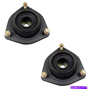 Strut Mount �y�A�Z�b�g2�t�����g���{�e�b�N�T�X�y���V�����X�g���b�g�}�E���g�L�b�g�q�����_�C�A�N�Z���g95-99 Pair Set 2 Front Mevotech Suspension Strut Mount Kits For Hyundai Accent 95-99�y���s�A���i�z