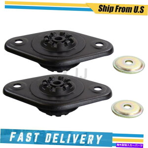 Strut Mount 2006�N����2011�N�̃_�b�W�ԓx�̂��߂�2�̃��A�T�X�y���V�����V���b�N�}�E���g�L�b�g�̃������[�Z�b�g Monroe Set of 2 Rear Suspension Shock Mounting Kit For 2006-2011 Dodge Attitude
