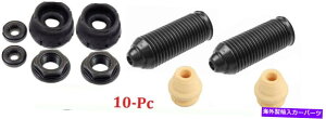 Strut Mount �A�E�f�BVW�t�����g�X�g���b�g�}�E���g�x�A�����O�i�b�g�ƃu�[�c�L�b�g10pc�B L��R for AUDI VW FRONT STRUT MOUNTS BEARINGS NUTS AND BOOTS KIT 10PC. L&R�y���s�A���i�z