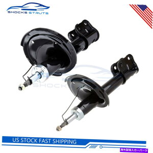 Strut Mount 2007�N����2009�N�̃q�����_�C�T���^�t�F�y�A�t�����g�V���b�N�X�g���b�g For 2007-2009 Hyundai Santa Fe Pair Front Shocks Struts�y���s�A���i�z