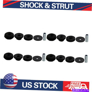 Strut Mount 1995�N����2000�N�̃_�b�W�A�x���W���[�t�����g���A�T�X�y���V�����X�g���b�g�X�g���b�g�}�E���g4x�������[ For 1995-2000 Dodge Avenger Front Rear suspension Struts Strut Mount 4x Monroe