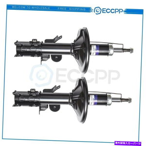 Strut Mount 91-97�̃t�����g�y�A�X�g���b�g�V���b�N Front Pair Struts Shocks For 91-97 Toyota Previa 2.4L Left Right ECCPP