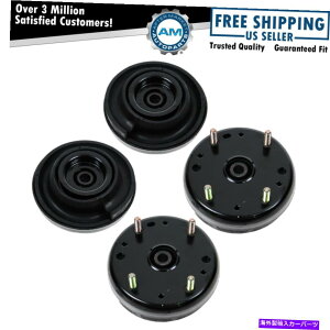 Strut Mount 4̃Abp[XgbgVbN}EgLbgv[g̃ZbgT_[o[hLS X^CvpNbV Set of 4 Upper Strut Shock Mount Kits Plates Cushions For Thunderbird LS X-Type