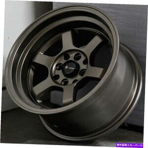 �z�C�[���@4�{�Z�b�g 15x8�u�����Y�z�C�[��VORS TR7 4x100/4x114.3 0�i4�̃Z�b�g�j73.1 15x8 Bronze Wheels Vors TR7 4x100/4x114.3 0 (Set of 4) 73.1�y���s�A���i�z