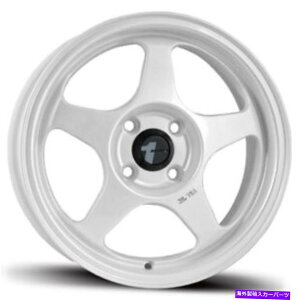 ホイール 4本セット 15x6.5ホワイトホイールavid1 av08 4x100 35(4のセット)73.1 15x6.5 White Wheels AVID1 AV08 4x100 35 (Set of 4) 73.1