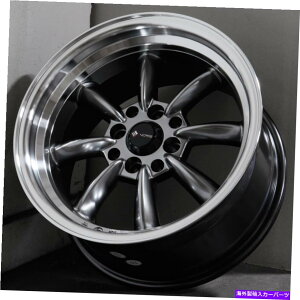 zC[@4{Zbg 15x8nCp[ubNzC[VORS TR9 4x108 20i4̃Zbgj73.1 15x8 Hyper Black Wheels Vors TR9 4x108 20 (Set of 4) 73.1