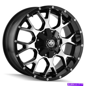 �z�C�[���@4�{�Z�b�g 17x9�u���b�N�@�B���H�z�C�[��Mayhem 8015 Warrior 5x5/5x5.5 -12�i4�̃Z�b�g�j87 17x9 Black Machined Wheels Mayhem 8015 Warrior 5x5/5x5.5 -12 (Set of 4) 87