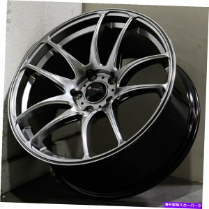�z�C�[���@4�{�Z�b�g 18x8.5�n�C�p�[�u���b�N�z�C�[��VORS TR4 5x108 35�i4�̃Z�b�g�j73.1 18x8.5 Hyper Black Wheels Vors TR4 5x108 35 (Set of 4) 73.1�y���s�A���i�z