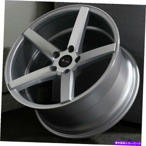 �z�C�[���@4�{�Z�b�g 18x8.5/18x9.5�V���o�[�z�C�[��VORS TR5 5x114.3 35/35�i4�̃Z�b�g�j73.1 18x8.5/18x9.5 Silver Wheels Vors TR5 5x114.3 35/35 (Set of 4) 73.1�y���s�A���i�z