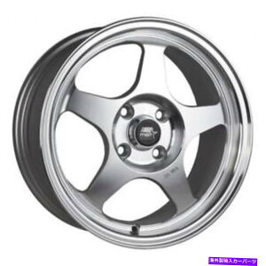 ホイール 4本セット 15x6.5機械加工ホイールMST MT29 4x100 35(4のセット)73.1 15x6.5 Machined Wheels MST MT29 4x100 35 (Set of 4) 73.1