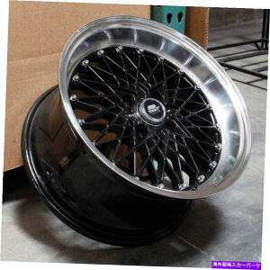 �z�C�[���@4�{�Z�b�g 15x8�u���b�N�z�C�[��MST MT16 4x100 20�i4�̃Z�b�g�j73.1 15x8 Black Wheels MST MT16 4x100 20 (Set of 4) 73.1