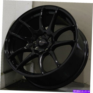 �z�C�[���@4�{�Z�b�g 17x8�u���b�N�z�C�[��VORS TR4 4x108 35�i4�̃Z�b�g�j73.1 17x8 Black Wheels Vors TR4 4x108 35 (Set of 4) 73.1�y���s�A���i�z