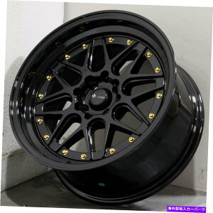 �z�C�[���@4�{�Z�b�g 16x8�u���b�N�z�C�[��VORS VR7 4x108 20�i4�̃Z�b�g�j73.1 16x8 Black Wheels Vors VR7 4x108 20 (Set of 4) 73.1�y���s�A���i�z