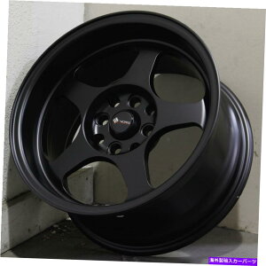 zC[@4{Zbg 18x8}bgubNzC[VORS SP1 5x100/5x114.3 35i4̃Zbgj73.1 18x8 Matte Black Wheels Vors SP1 5x100/5x114.3 35 (Set of 4) 73.1