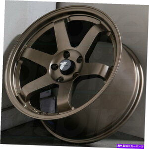 ホイール 4本セット 17x8マットブロンズホイールavid1 av06 4x100 35(4のセット)73.1 17x8 Matte Bronze Wheels AVID1 AV06 4x100 35 (Set of 4) 73.1