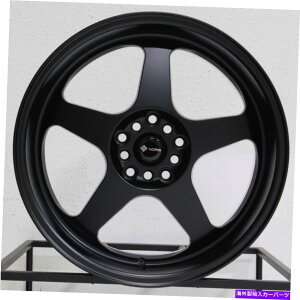 �z�C�[���@4�{�Z�b�g 18x9�}�b�g�u���b�N�z�C�[��VORS SP1 5x112 35�i4�̃Z�b�g�j73.1 18x9 Matte Black Wheels Vors SP1 5x112 35 (Set of 4) 73.1�y���s�A���i�z