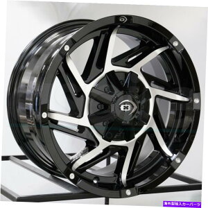 �z�C�[���@4�{�Z�b�g 18x9�u���b�N�@�B���H�z�C�[���r�W����422 Prowler 8x170 -12�i4�̃Z�b�g�j125.2 18x9 Black Machined Wheels Vision 422 Prowler 8x170 -12 (Set of 4) 125.2�y���s�A���i�z