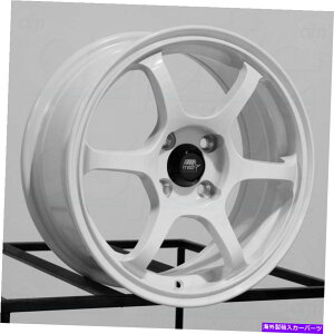 zC[@4{Zbg 15x6.5 MST MT40 4x100 38̂锒zC[Zbgi4j73.1 15x6.5 MST MT40 4x100 38 Glossy White Wheels Rims Set(4) 73.1
