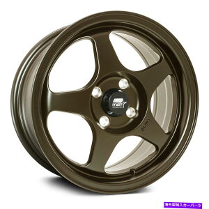 ホイール 4本セット 15x6.5 MST MT29 4x100 35マットブロンズホイールリムセット(4)73.1 15x6.5 MST MT29 4x100 35 Matte Bronze Wheels Rims Set(4) 73.1