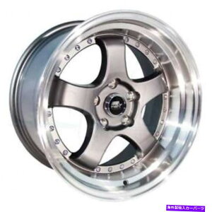 �z�C�[���@4�{�Z�b�g 18x8.5 MST MT07 5x114.3 20�K�����^���z�C�[�������Z�b�g�i4�j73.1 18x8.5 MST MT07 5x114.3 20 Gunmetal Wheels Rims Set(4) 73.1
