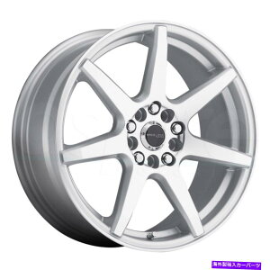 �z�C�[���@4�{�Z�b�g 17x7.5 Raceline 131S EVO 5x112/5x120 20�V���o�[�z�C�[�������Z�b�g�i4�j74.1 17x7.5 Raceline 131S Evo 5x112/5x120 20 Silver Wheels Rims Set(4) 74.1