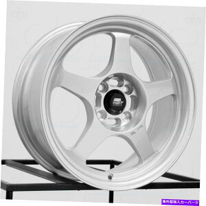 ホイール 4本セット 16x7 MST MT29 4x100 38光沢のあるシルバーホイールリムセット(4)73.1 16x7 MST MT29 4x100 38 Glossy Silver Wheels Rims Set(4) 73.1