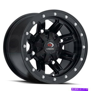�z�C�[���@4�{�Z�b�g 14x8 Vision ATV 550 Fifty 4x156 -10.2�}�b�g�u���b�N�z�C�[�������Z�b�g�i4�j131.1 14x8 Vision ATV 550 Five Fifty 4x156 -10.2 Matte Black Wheels Rims Set(4) 131.1�y���s�A���i�z