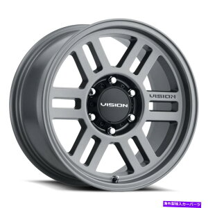 �z�C�[���@4�{�Z�b�g 17x9 Vision 355 Manx2 Overland 5x5/5x127 -12�O���[�z�C�[�������Z�b�g�i4�j78.1 17x9 Vision 355 Manx2 Overland 5x5/5x127 -12 Grey Wheels Rims Set(4) 78.1�y���s�A���i�z