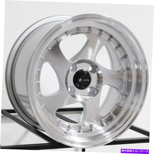 �z�C�[���@4�{�Z�b�g 15x8 VORS VR2 4x100 20�V���o�[�z�C�[�������Z�b�g�i4�j73.1 15x8 Vors VR2 4x100 20 Silver Wheels Rims Set(4) 73.1