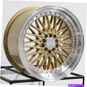 �z�C�[���@4�{�Z�b�g 15x8 xxr 536 4x100/4x114.3 20�S�[���hMl�z�C�[�������Z�b�g�i4�j73.1 15x8 XXR 536 4x100/4x114.3 20 Gold ML Wheels Rims Set(4) 73.1�y���s�A���i�z