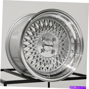 zC[@4{Zbg 15x8.5 Klutch SL1 4x108 20@BHbvzC[Zbgi4j73.1 15x8.5 Klutch SL1 4x108 20 Silver Machined Lip Wheels Rims Set(4) 73.1