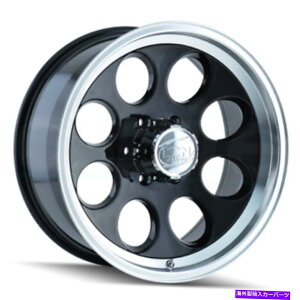 �z�C�[���@4�{�Z�b�g 15x8�C�I��171 5x114.3 -27�u���b�N�@�B���H���b�v�z�C�[�������Z�b�g�i4�j83.82 15x8 Ion 171 5x114.3 -27 Black Machined Lip Wheels Rims Set(4) 83.82�y���s�A���i�z