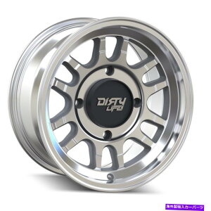 �z�C�[���@4�{�Z�b�g 14x7�_�[�e�B���C�t9310S�L���j�I���X�|�[�cSXS 4x137 13�@�B���H�z�C�[�������Z�b�g�i4�j106�B 14x7 Dirty Life 9310S Canyon Sport Sxs 4x137 13 Machined Wheels Rims Set(4) 106.