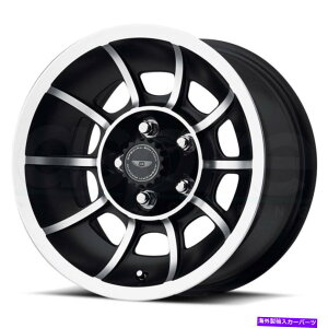 �z�C�[���@4�{�Z�b�g 15x7�A�����J�����[�V���OVN47�x�N�^�[5x114.3 0�T�e���u���b�N�}�V���z�C�[�������Z�b�g�i4 15x7 American Racing VN47 Vector 5x114.3 0 Satin Black Machine Wheels Rims Set(4�y���s�A���i�z