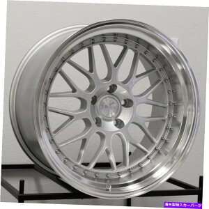 zC[@4{Zbg 18x9.5 aodhan ah02 ah2JX^5x112 30Vo[zC[Zbgi4j73.1 18x9.5 Aodhan AH02 AH2 Custom 5x112 30 Silver Wheels Rims Set(4) 73.1