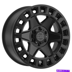 �z�C�[���@4�{�Z�b�g 17x8�u���b�N�T�C���[�N5x120 35�}�b�g�u���b�N�z�C�[�������Z�b�g�i4�j76.1 17x8 Black Rhino York 5x120 35 Matte Black Wheels Rims Set(4) 76.1�y���s�A���i�z