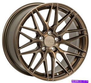 �z�C�[���@4�{�Z�b�g 18x8.5 F1R F103 5x108 42�u���V�t���u�����Y�z�C�[�������Z�b�g�i4�j 18x8.5 F1R F103 5x108 42 Brushed Bronze Wheels Rims Set(4)�y���s�A���i�z
