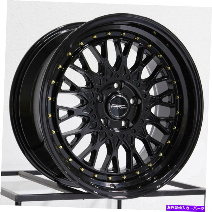 ホイール 4本セット 22x9.5 Strada S35 Perfetto 6x5.5 / 6x139.7 24ブラックミルドホイールリムセ