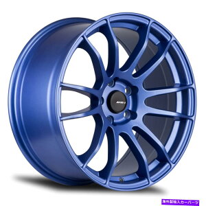 zC[@4{Zbg 18x9.5 avid1 av20JX^5x112 38}bgu[zC[Zbgi4j73.1 18x9.5 AVID1 AV20 Custom 5x112 38 Matte Blue Wheels Rims Set(4) 73.1