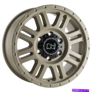 ホイール 4本セット 16x8ブラックサイイエローストーン6x130 38砂漠の砂ホイールリムセット(4)84.1 16x8 Black Rhino Yellowstone 6x130 38 Desert Sand Wheels Rims Set(4) 84.1