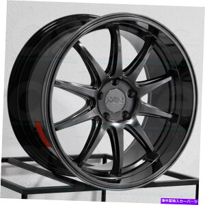 �z�C�[���@4�{�Z�b�g 18x9/18x10.5 xxr 527d 5x114.3 20/20�N�����u���b�N�z�C�[�������Z�b�g�i4�j73.1 18x9/18x10.5 XXR 527D 5x114.3 20/20 Chromium Black Wheels Rims Set(4) 73.1