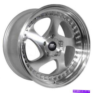 zC[@4{Zbg 18x9.5 MST MT15JX^5x120 35Vo[zC[Zbgi4j73.1 18x9.5 MST MT15 Custom 5x120 35 Silver Wheels Rims Set(4) 73.1 Alloy