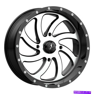 �z�C�[���@4�{�Z�b�g 18x7 MSA�I�t���[�hM36�X�C�b�`4x137 0�u���b�N�@�B���H�z�C�[�������Z�b�g�i4�j112.1 18x7 MSA Off-Road M36 Switch 4x137 0 Black Machined Wheels Rims Set(4) 112.1
