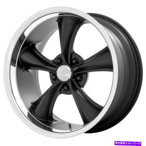 �z�C�[���@4�{�Z�b�g 18x8�A�����J�����[�V���OVN338�{�XTT 5x114.3 2�e�N�X�`���u���b�N�z�C�[�������Z�b�g�i4�j7 18x8 American Racing VN338 Boss TT 5x114.3 2 Textured Black Wheels Rims Set(4) 7