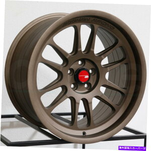 �z�C�[���@4�{�Z�b�g 18x8.5 Aodhan AH07 AH7�J�X�^��5x112 35�u�����Y�z�C�[�������Z�b�g�i4�j73.1 18x8.5 Aodhan AH07 AH7 Custom 5x112 35 Bronze Wheels Rims Set(4) 73.1�y���s�A���i�z