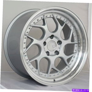 zC[@4{Zbg 18x9.5/18x10.5 aodhan ds01 ds1JX^5x112 22/22Vo[zC[Zbgi4j73.1 18x9.5/18x10.5 Aodhan DS01 DS1 Custom 5x112 22/22 Silver Wheels Rims Set(4) 73.1