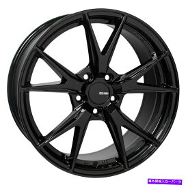 ホイール　4本セット 18x8エンキーフェニックス5x120 35ブラックペイントホイールリムセット（4） 18x8 Enkei PHOENIX 5x120 35 Black Paint Wheels Rims Set(4)